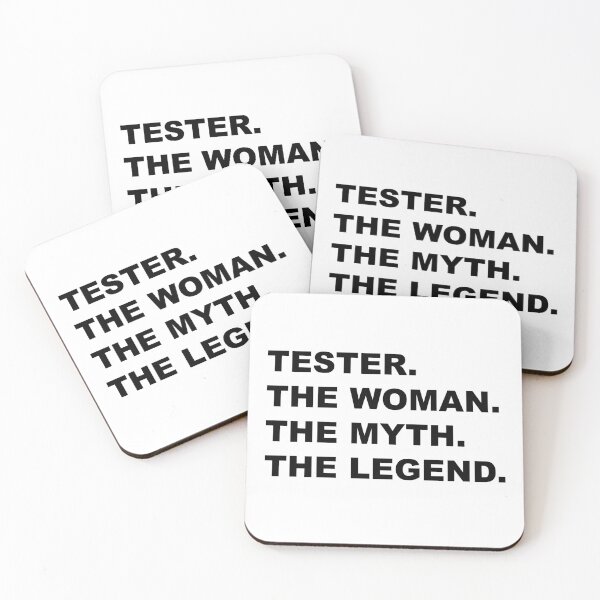 Item preview, Tester the woman the myth the legend Design designed and sold by JenDouArt.