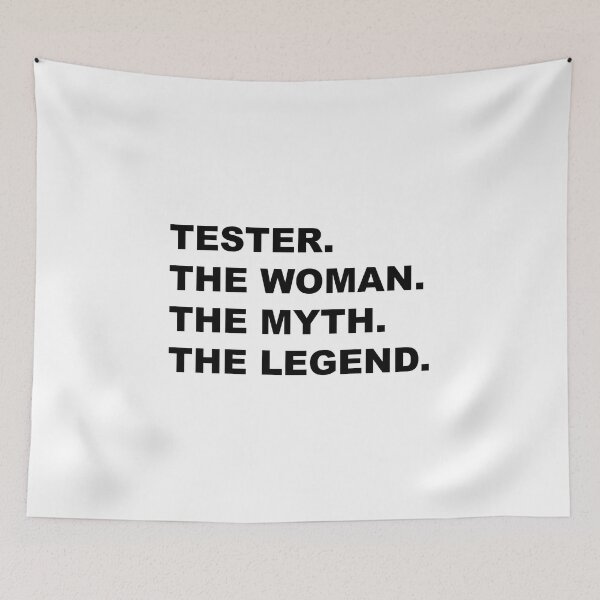 Item preview, Tester the woman the myth the legend Design designed and sold by JenDouArt.