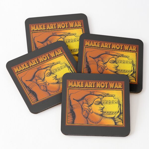 Item preview, MAKE ART NOT WAR MULTIMEDIA DRAWING AND DIGITAL ART designed and sold by Larry Butterworth.