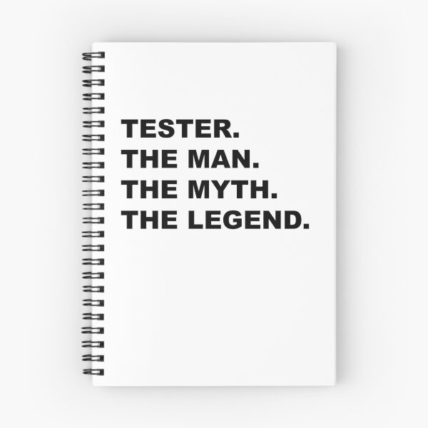 Item preview, Tester the man the myth the legend Design designed and sold by JenDouArt.