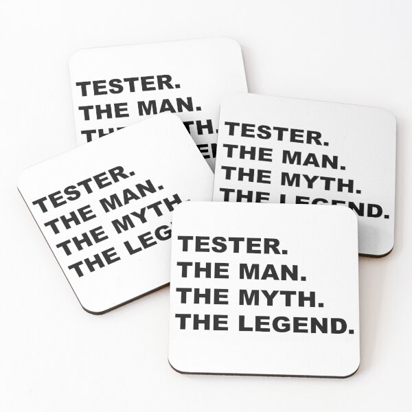 Item preview, Tester the man the myth the legend Design designed and sold by JenDouArt.