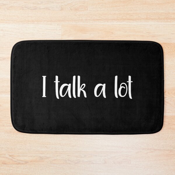 Item preview, I Talk a Lot - Viral Meme (Black BG) designed and sold by FilipeFerreira.