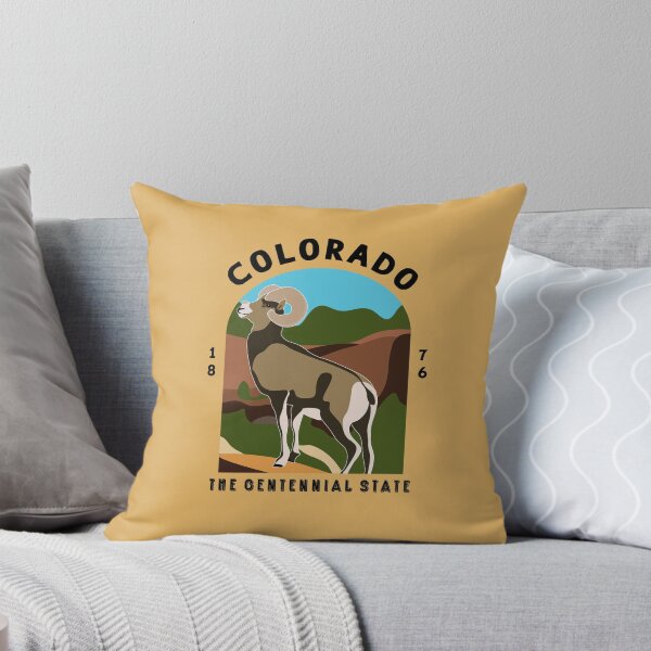 Item preview, Colorado The Centennial State Minimalist Design, Rocky Mountain Bighorn Sheep, Mesa Verde National Park,  designed and sold by 18pm.
