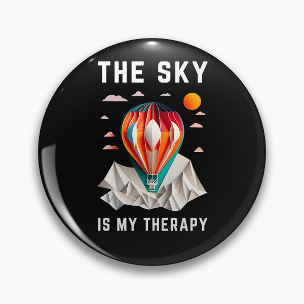 Item preview, The Sky Is My Therapy - Hot Air Balloon - The Cut-Out Collection designed and sold by FiveIntentions.