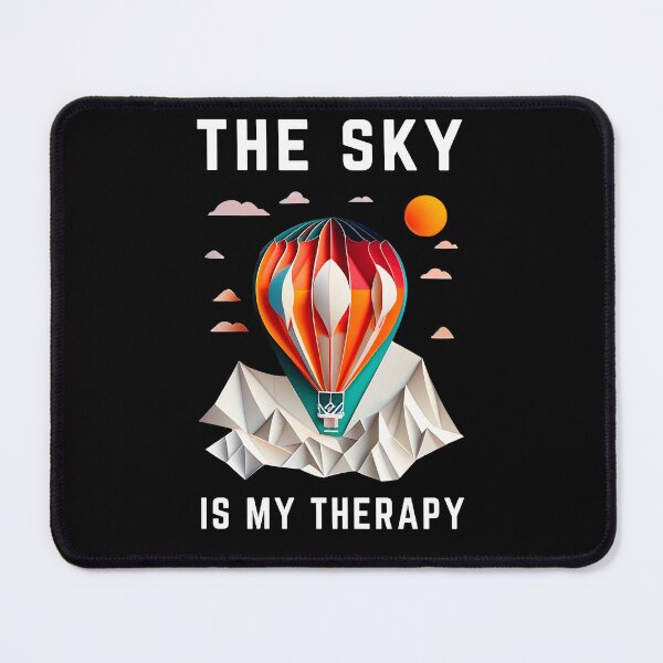 Item preview, The Sky Is My Therapy - Hot Air Balloon - The Cut-Out Collection designed and sold by FiveIntentions.