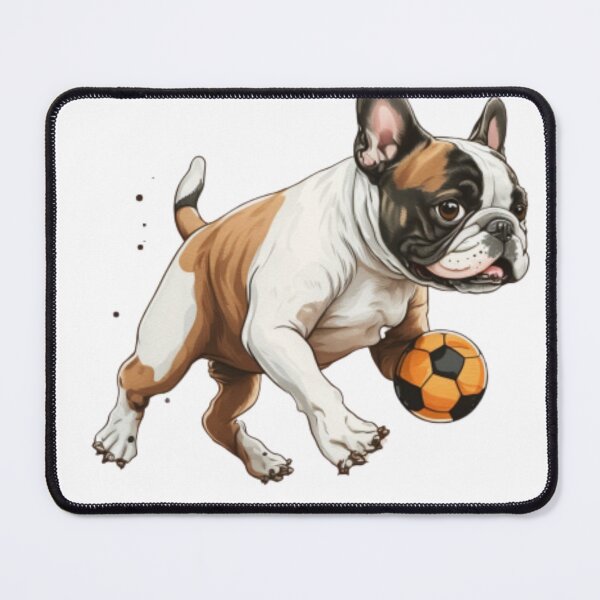 Item preview, Frenchie the Soccer Player French Bulldog designed and sold by PetsEnough.