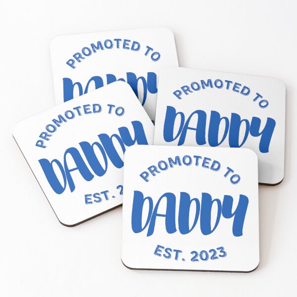 Item preview, Blue Promoted to Daddy Est 2023 Future Dad Announcement Gift for Father designed and sold by sinceanna.