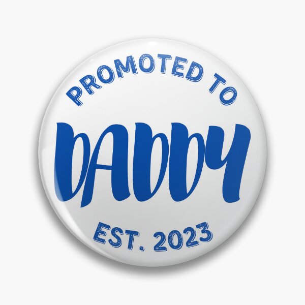 Item preview, Blue Promoted to Daddy Est 2023 Future Dad Announcement Gift for Father designed and sold by sinceanna.