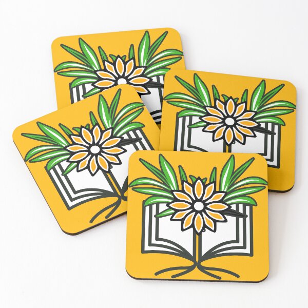 Item preview, flowers growing from book designed and sold by Raju-Creative.