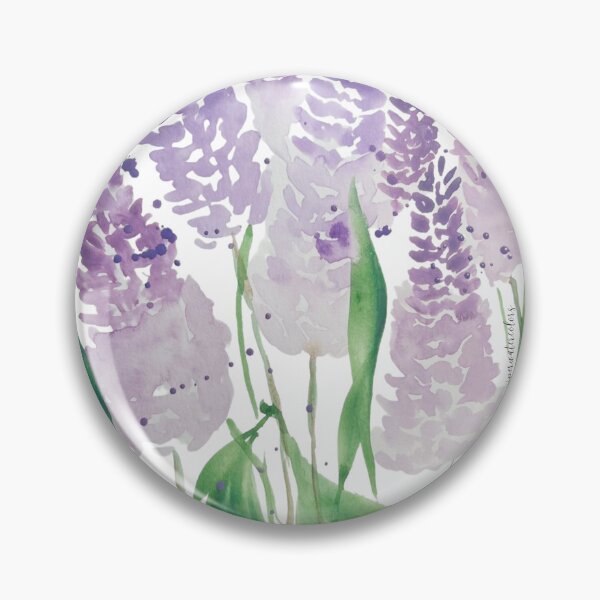 Item preview, Campo de lavanda acuarela designed and sold by JuniperWD.