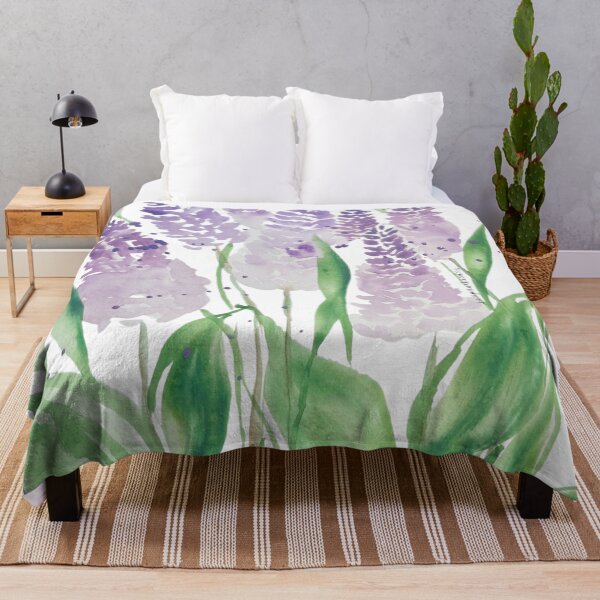 Item preview, Watercolor Lavender Field designed and sold by JuniperWD.