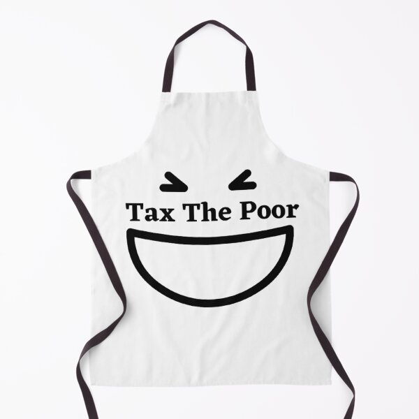 Item preview, Tax the Poor Classic Black Design T-Shirt designed and sold by funkyfreshfinds.