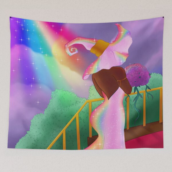 Item preview, The Rainbow Witch's Wedding designed and sold by AvalonUnmuzzled.