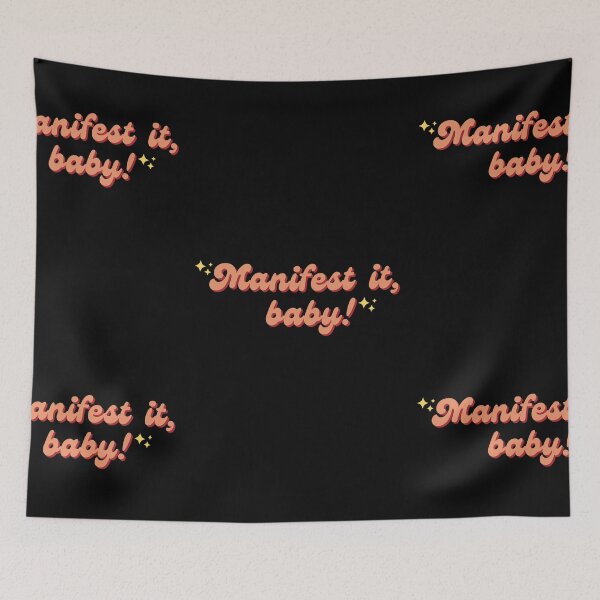 Item preview, Manifest it, baby! retro  designed and sold by ZingAndPep.
