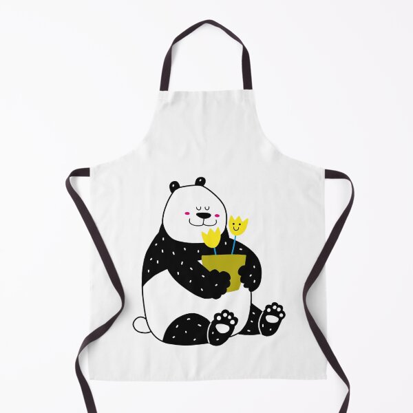 Item preview, Panda with flowers designed and sold by pollicedipanda.