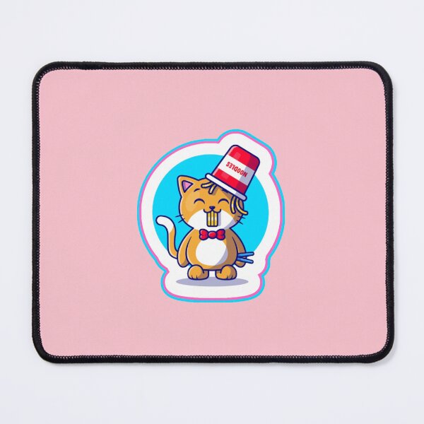 Item preview, Cute kitty Savoring Delicious Kawaii Noodle designed and sold by comicc.