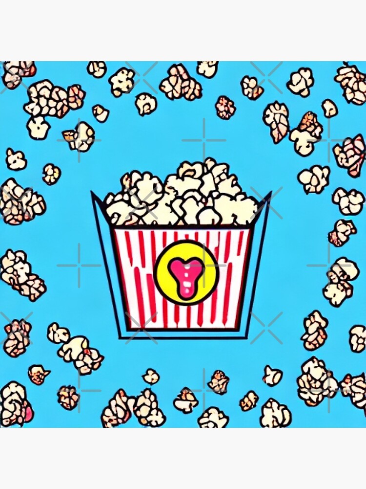 Disover The Great Popcorn Adventure - Popcorn Frenzy Premium Matte Vertical Poster