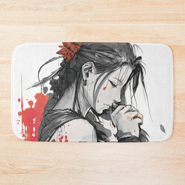 Item preview, Aerith Praying (Black, White, Red) designed and sold by Springteam.