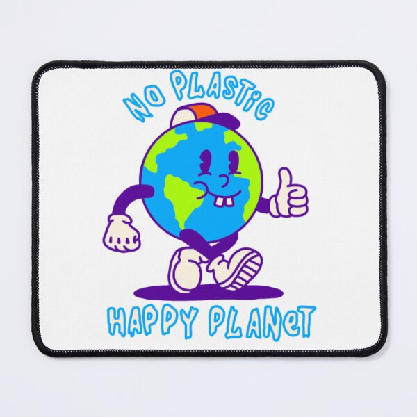 Item preview, No Plastic Happy Planet  designed and sold by rafaelwolf.