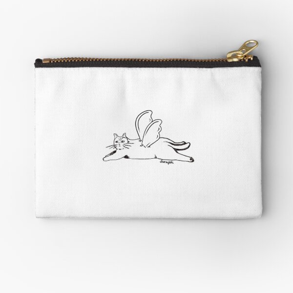 little flying cat Zipper Pouch