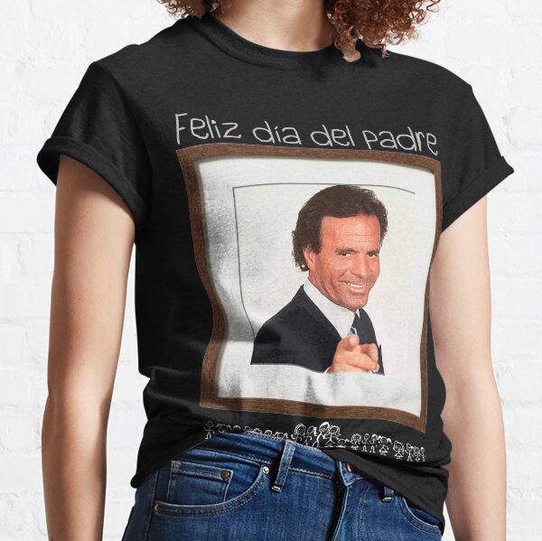 Feliz día del padre (para fondos oscuros) Camiseta clásica