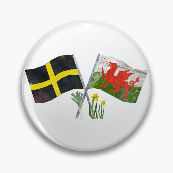 Item preview, Welsh & St. Davids flags designed and sold by BabbanGaelg.