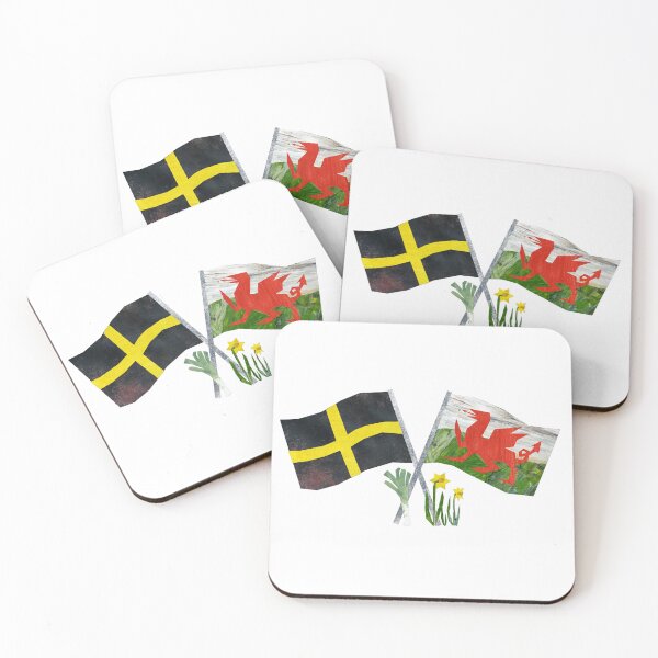 Item preview, Welsh & St. Davids flags designed and sold by BabbanGaelg.
