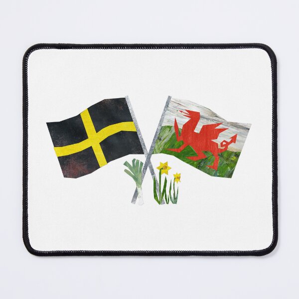 Item preview, Welsh & St. Davids flags designed and sold by BabbanGaelg.