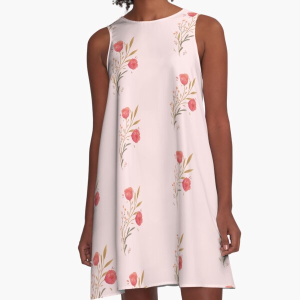 Delicate flowers A-Line Dress