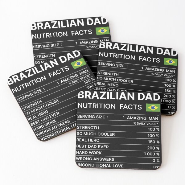 Item preview, Best Brazilian Dad, Nutrition Facts tShirt Fathers Day Gift Mens  designed and sold by MRams.