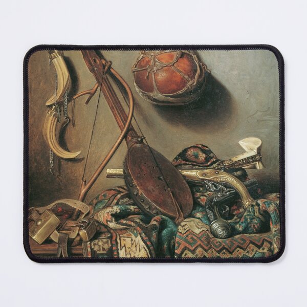 Item preview, Guitar Still Life | Arabic | Orientalism | Vintage Oil Painting | Fine Art | Wall Decor | Dark Academia Decor designed and sold by archerfield.