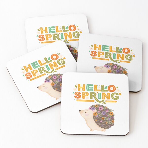 Item preview, Hello spring Urchin welcoming spring! designed and sold by Sisi Design⭐⭐⭐⭐⭐.