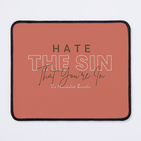 Item preview, Hate the Sin that You're In | Proverbs 14:34 - Tangerine Cream designed and sold by TheReporter1.