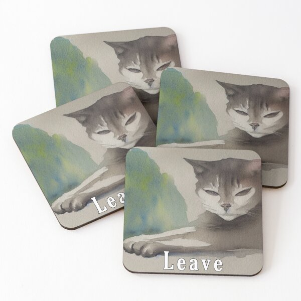 Item preview, Cat ordering you to leave designed and sold by My Stato.