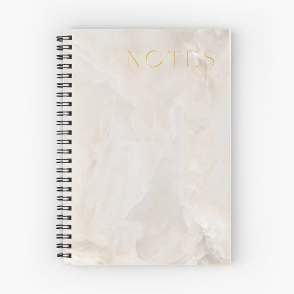 Item preview, Beige Marble Notebook designed and sold by Zenys Inspirations.