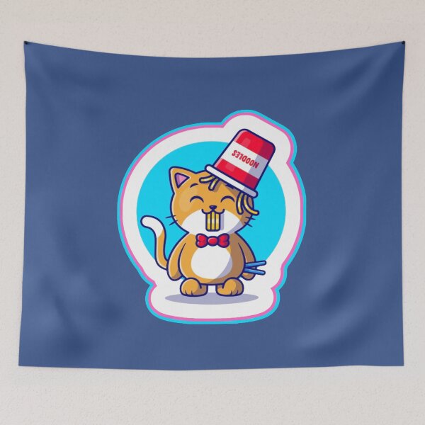 Item preview, Gatito grande del kawaii del amor del ramen designed and sold by comicc.