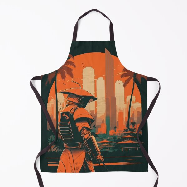 Artikelvorschau, Samurai in Miami (Orange) entworfen und verkauft von PJY1.