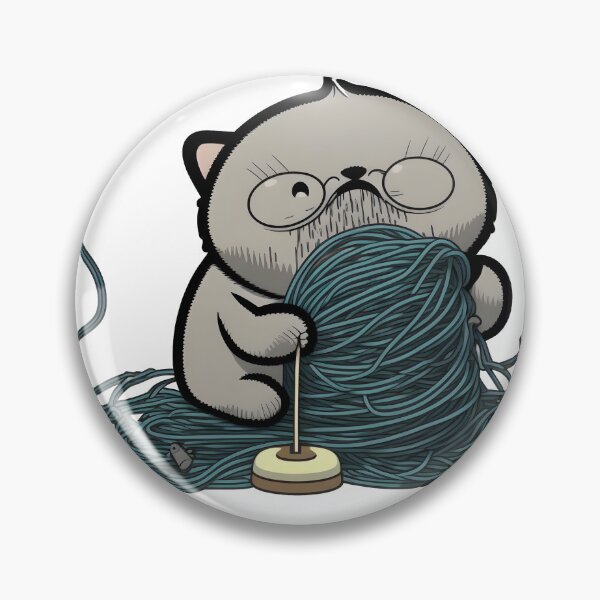 Item preview, Evil cat playing with a ball of string designed and sold by CustomPrintHub.