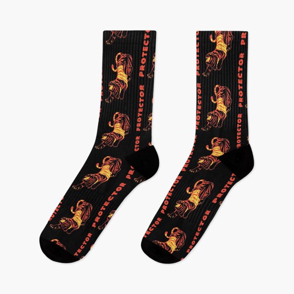 Artikelvorschau, Orange und gelber Beschützer-Tiger-Vater-, Ehemann- und Freund-Geschenk entworfen und verkauft von sinceanna.