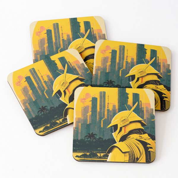 Item preview, Samurai in Miami (Yellow) designed and sold by PJY1.