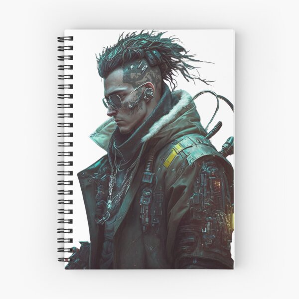 Item preview, Cyberpunk Character #9 designed and sold by CyberThreads.