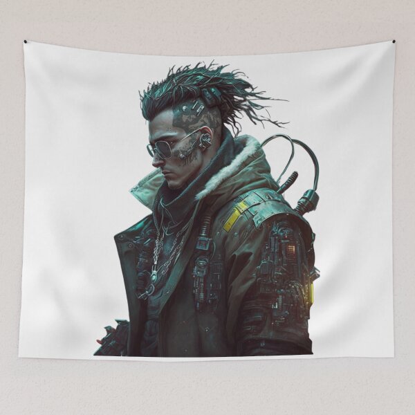 Item preview, Cyberpunk Character #9 designed and sold by CyberThreads.
