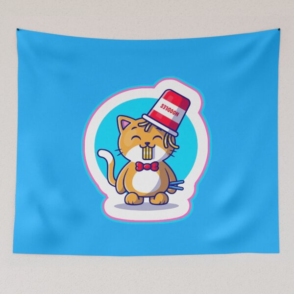 Item preview, Gatito grande del kawaii del amor del ramen designed and sold by comicc.