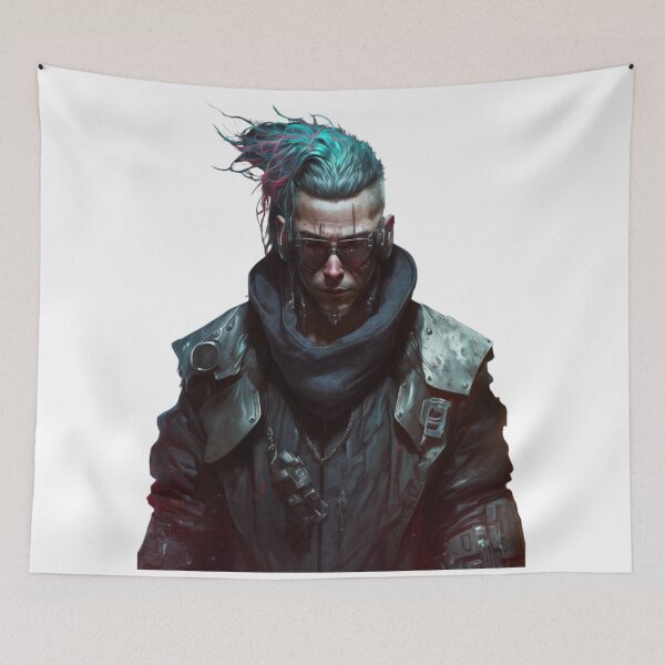 Item preview, Cyberpunk Character #3 designed and sold by CyberThreads.