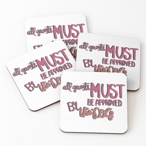 Item preview, All guest must be approved by the dog pink comic designed and sold by chuckletuckle.