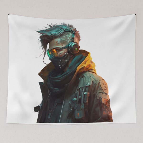 Item preview, Cyberpunk Character #2 designed and sold by CyberThreads.