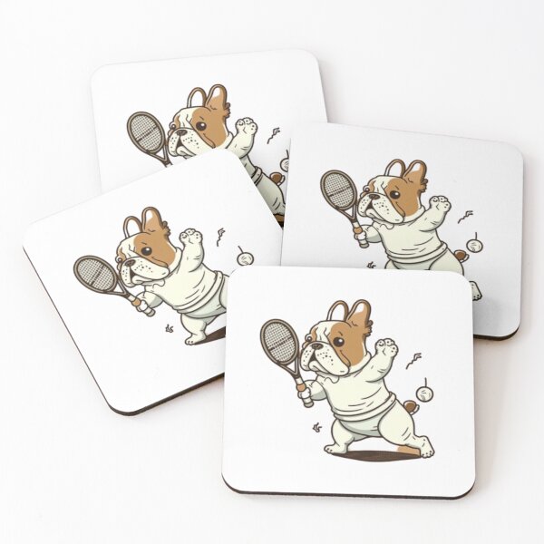 Item preview, Frenchie the Tennis Player French Bulldog designed and sold by PetsEnough.