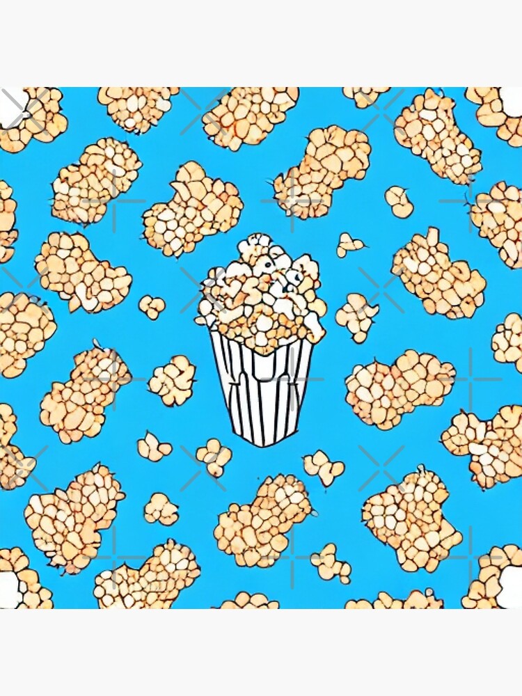 Disover Popcorn Paradise Island - Popcorn Panic - Popcorn Party Premium Matte Vertical Poster