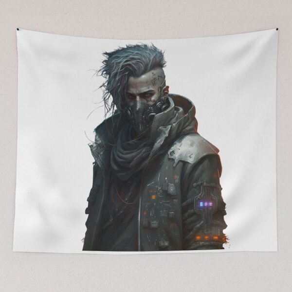 Item preview, Cyberpunk Character #1 designed and sold by CyberThreads.