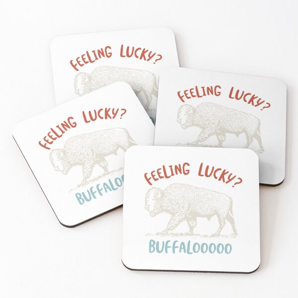 Item preview, Buffalo Feeling Lucky? designed and sold by whyitsme.